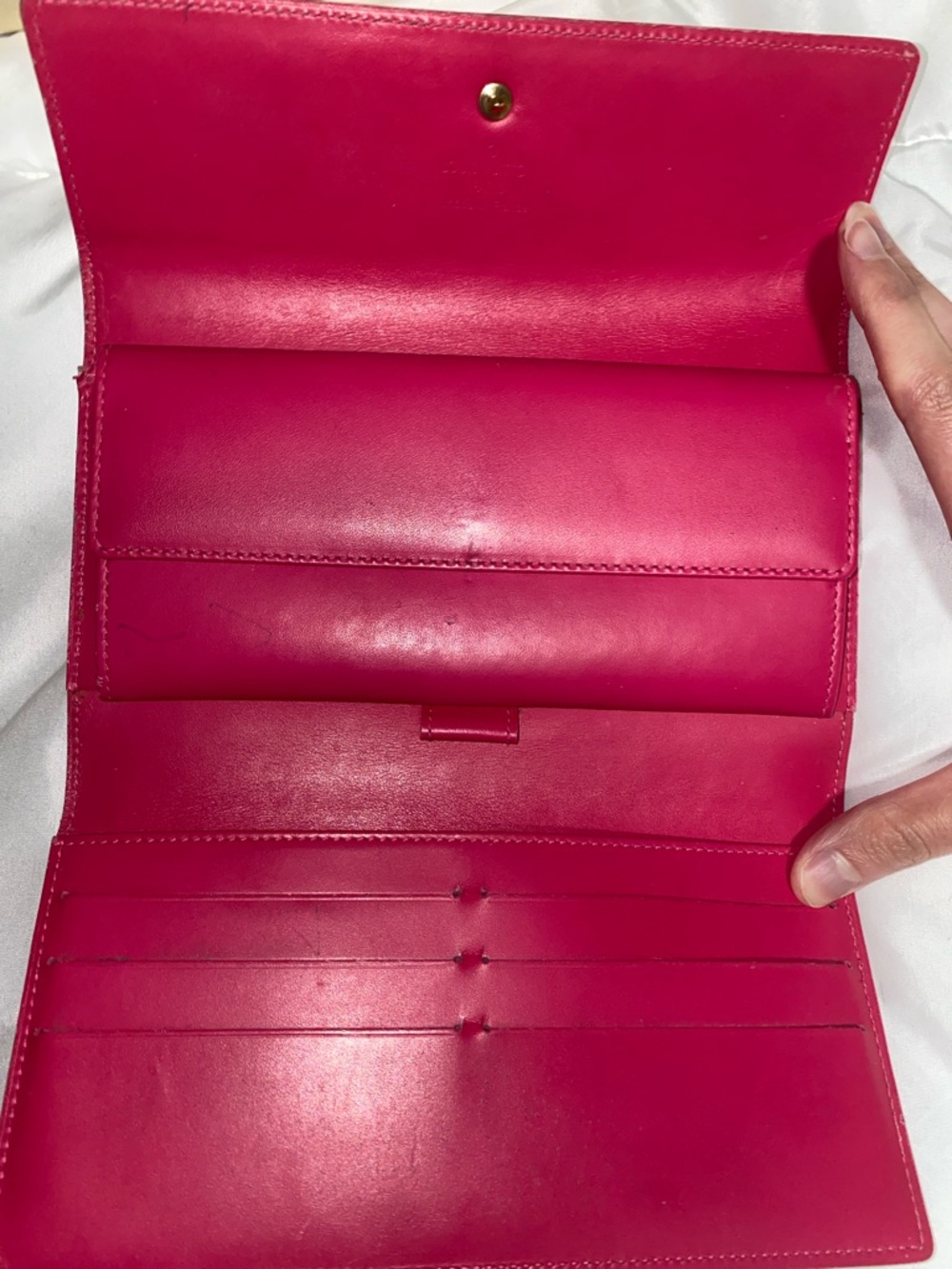 Louis Vuitton Fuchsia Vernis Monogram Continental Wallet - Picture 8 of 12